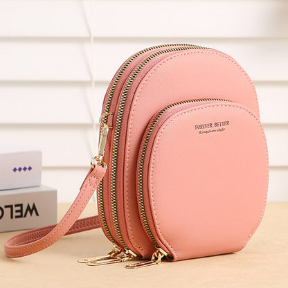 Antmvs Antmvs Women Shoulder Bag Small Crossbody Bag PU Female Large Capacity Mobile Phone Bag Ladies Handbag Gift