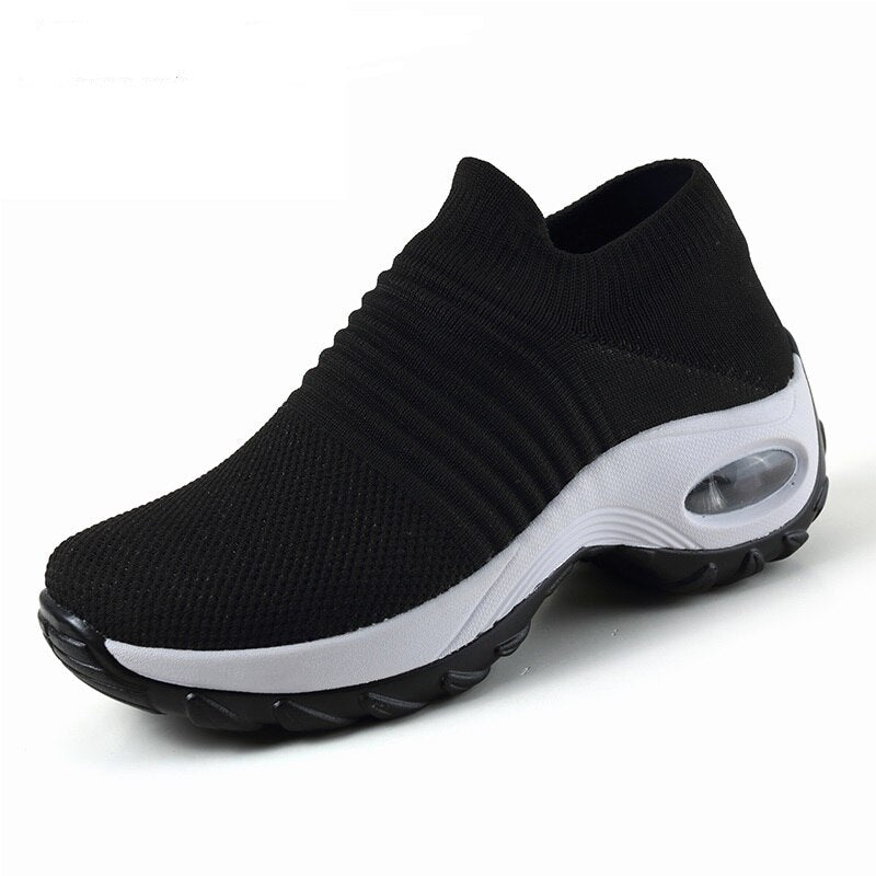 Antmvs Women Sneakers Fashion Breathable Mesh Casual Shoes Platform Sneakers Increasing Woman Vulcanize Shoes Walking Zapatillas Mujer