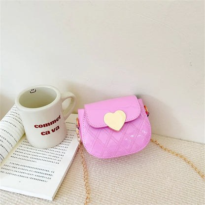 Antmvs Antmvs - Fashionable Cute Mini Children'S Crossbody Bag Princess Bag Waterproof Leather Shoulder Crossbody Small Pouch Coin Purse Handbag