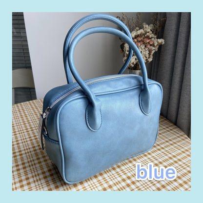 Antmvs Graduation Gift Retro Oil Wax Leather Women Shoulder Messenger Bags Summer New Ladies Casual Tote Handbags Fashion Girls Daily Crossbody Bag