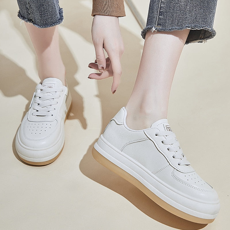 Black Friday Antmvs   New Women's Vulcanize Shoes White Sneakers Fashion Casual Shoes Women Flats Spring Vulcanized Sneakers Women Walking Shoes