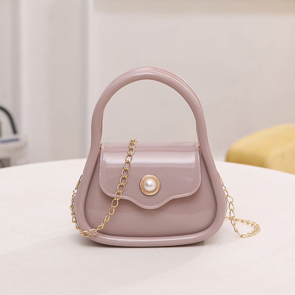 Antmvs Antmvs  Fashion Small Jelly Color mini Shoulder Bags for Women Handbag Trendy Square Crossbody Messenger Bags Ladies Mini Handbags