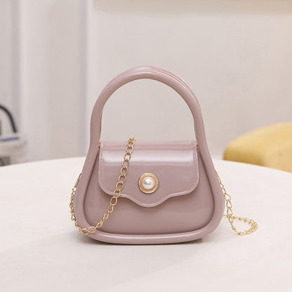 Antmvs Antmvs  Fashion Small Jelly Color mini Shoulder Bags for Women Handbag Trendy Square Crossbody Messenger Bags Ladies Mini Handbags