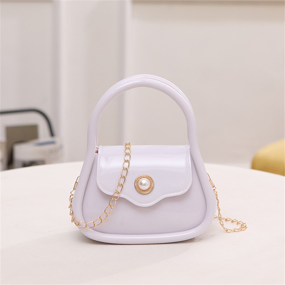 Antmvs Antmvs  Fashion Small Jelly Color mini Shoulder Bags for Women Handbag Trendy Square Crossbody Messenger Bags Ladies Mini Handbags