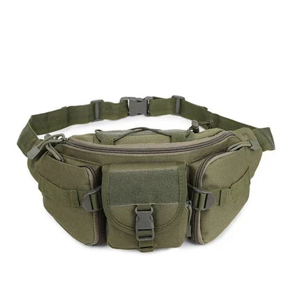 Antmvs Antmvs - Men's Tactical Waist Pack Sports Waterproof Multifunctional Solid Camouflage Hunting Hiking Multi-Purpose Nylon Phone Handsome