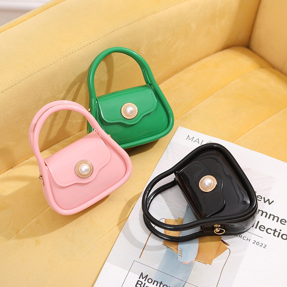 Antmvs Antmvs  Fashion Small Jelly Color mini Shoulder Bags for Women Handbag Trendy Square Crossbody Messenger Bags Ladies Mini Handbags