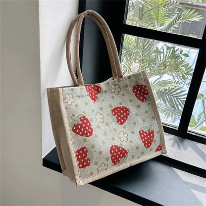 Antmvs Antmvs - Literary Large Capacity Cotton Linen Women'S Bag New Fashion Work Commuting Underarm Bag Shoulder Bag Casual Handbag