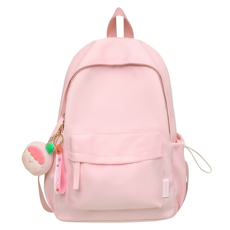 Antmvs Antmvs   New Women's Backpack Solid  Women's Leisure Travel Bag Youth Girls High Quality Schoolbag Large Capacity Zipper Backpack