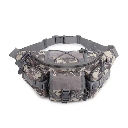 Antmvs Antmvs - Men's Tactical Waist Pack Sports Waterproof Multifunctional Solid Camouflage Hunting Hiking Multi-Purpose Nylon Phone Handsome