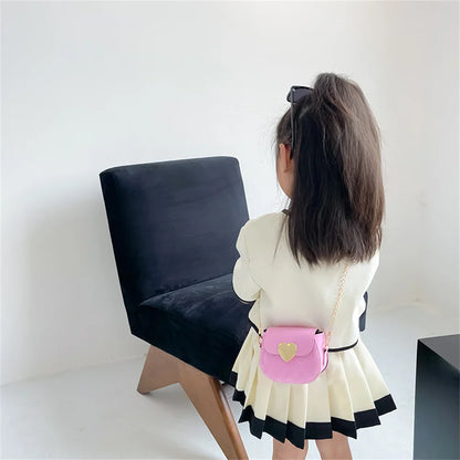 Antmvs Antmvs - Fashionable Cute Mini Children'S Crossbody Bag Princess Bag Waterproof Leather Shoulder Crossbody Small Pouch Coin Purse Handbag