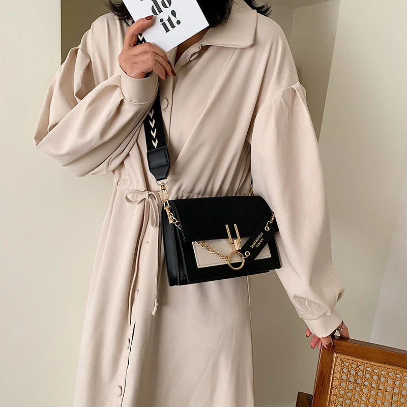 Antmvs Antmvs -  New Ladies Messenger Bags Fashion Mobile Phone Bags Casual Shoulder Bags Contrast Color Ladies Bags Luxury Designer Bags