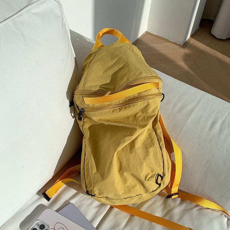 Antmvs Antmvs Casual waterproof nylon backpack Korean summer commute bagpack ins student backpack daily shopper bag Travel Female Bag rucksack