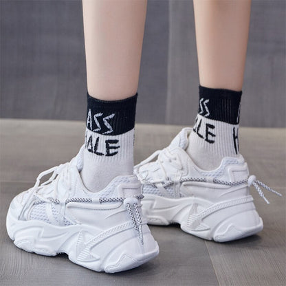 Black Friday Antmvs  White Chunky Sneakers Women's Vulcanize Shoes Casual Women Shoes Vulcanized Sneakers Walking Shoes Tenis Feminino Plus Size 43