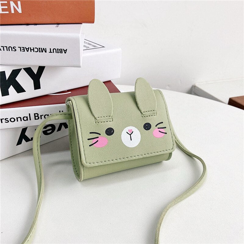 Antmvs Antmvs  Children's Accessories Small Shoulder Bag Cute Rabbit Girls Small Crossbody Bags Cartoons Mini Coin Purse Handbags kids bag