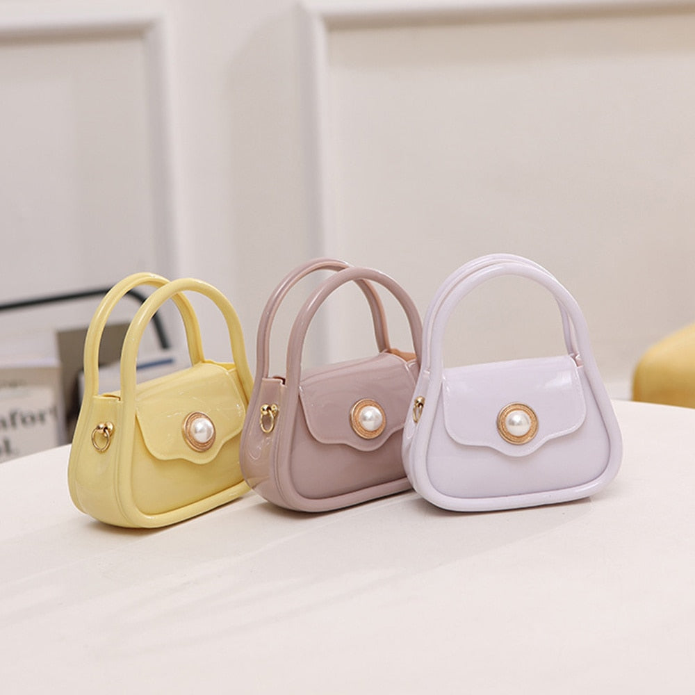 Antmvs Antmvs  Fashion Small Jelly Color mini Shoulder Bags for Women Handbag Trendy Square Crossbody Messenger Bags Ladies Mini Handbags