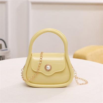 Antmvs Antmvs  Fashion Small Jelly Color mini Shoulder Bags for Women Handbag Trendy Square Crossbody Messenger Bags Ladies Mini Handbags