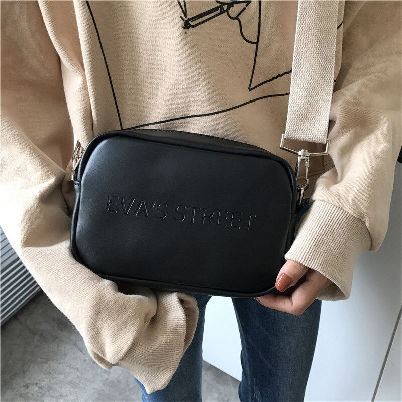 Antmvs Antmvs Brand Designer Leather Women Bag Ladies Shoulder Messenger Bags Handbag Letter Flap Simple Fashion Females Crossbody Bag