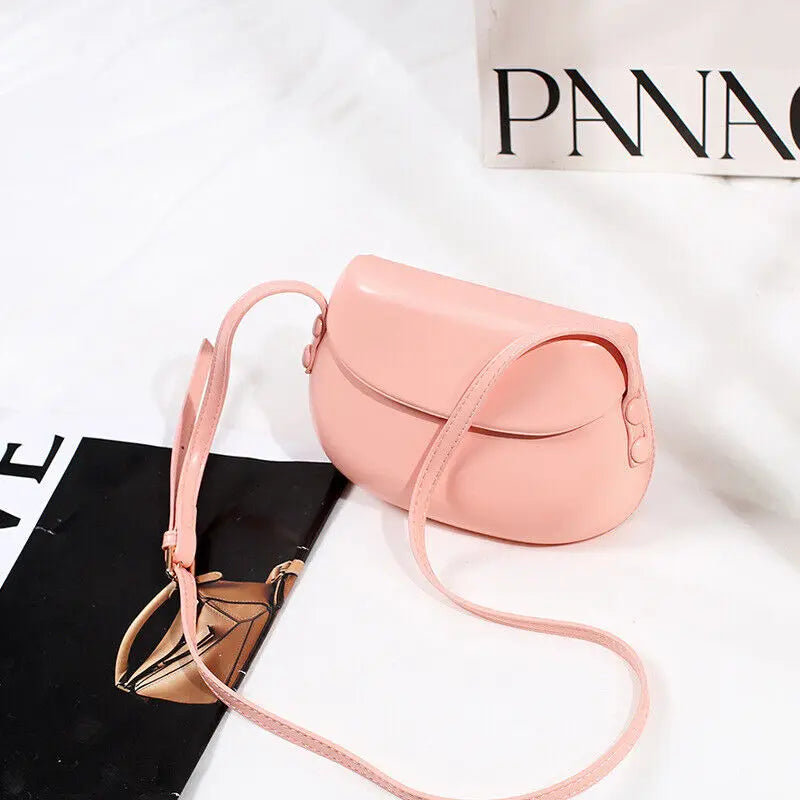 Antmvs Antmvs - Fashion Pu Leather Saddle Armpit Bags Chain Crossbody Bag Ladies Vintage Underarm Handbags Shoulder Bag Flap Messenger Pouch