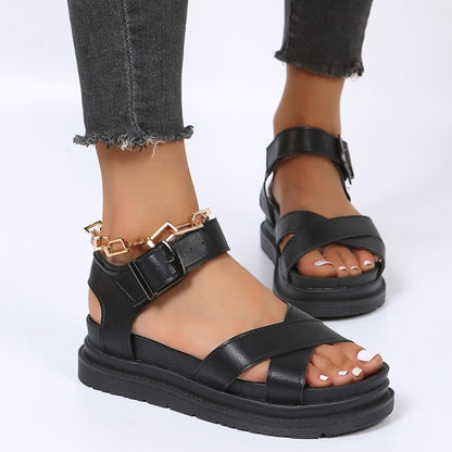 antmvs  Summer Women's Wedge Platform Sandals Fashion Open Toe Shoes Woman Sandals Ladies Casual Sandalias Mujer Verano