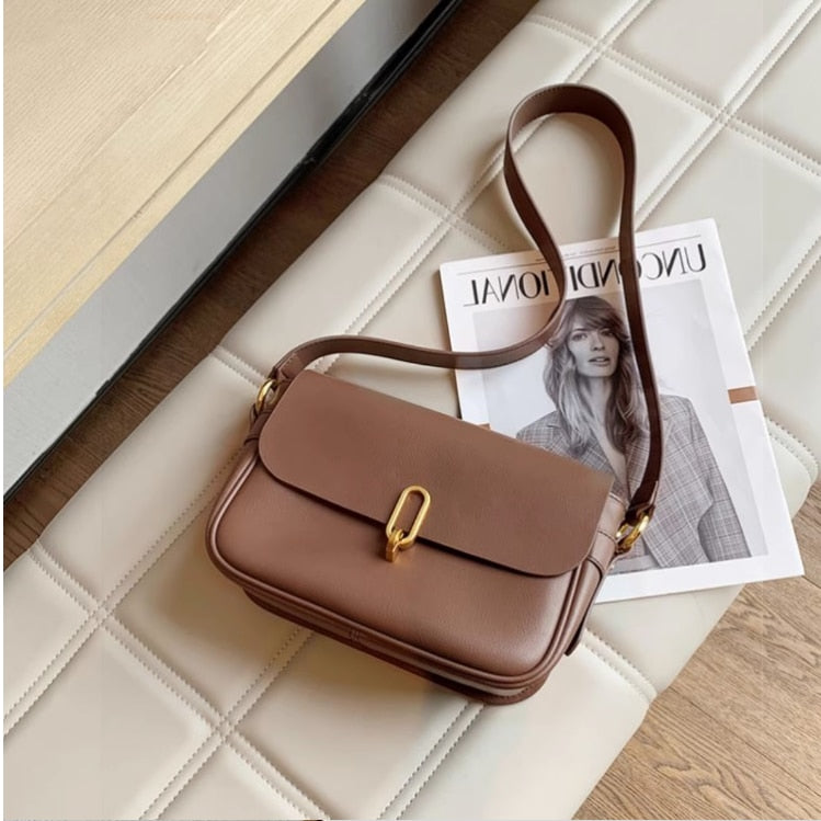 Antmvs Antmvs Genuine Leather Shoulder Bags Luxury Designer Vintage Crossbody Bag For Ladies New Soft Female Messenger Bag