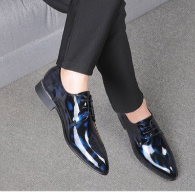 antmvs  Men Leather Shoes  New Fashion Color Business Casual Shoes Large Size Non-Slip Wear-Resistant Breathable Male Shoes 38-50