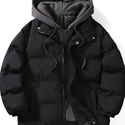 Antmvs Men's Stylish Warm Thick Padded Jacket For Fall Winter