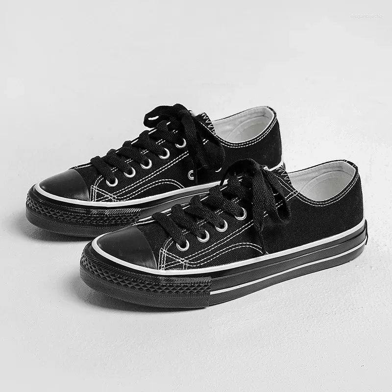 Casual Shoes Classic Low Top Women Canvas Spring Lace Up Woman Vulcanized Flats Student Sneakers Girls Skateboard