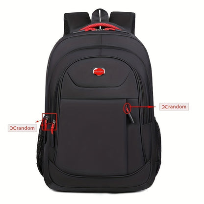 Water-Resistant Fashion Computer Backpack - Durable Oxford Material, Adjustable Straps, Zipper Closure, Wear-Resistant Commuting Bag for Men and Women, College Students, Business Professionals, and Travelers - Perfect Gift Idea for School or Work