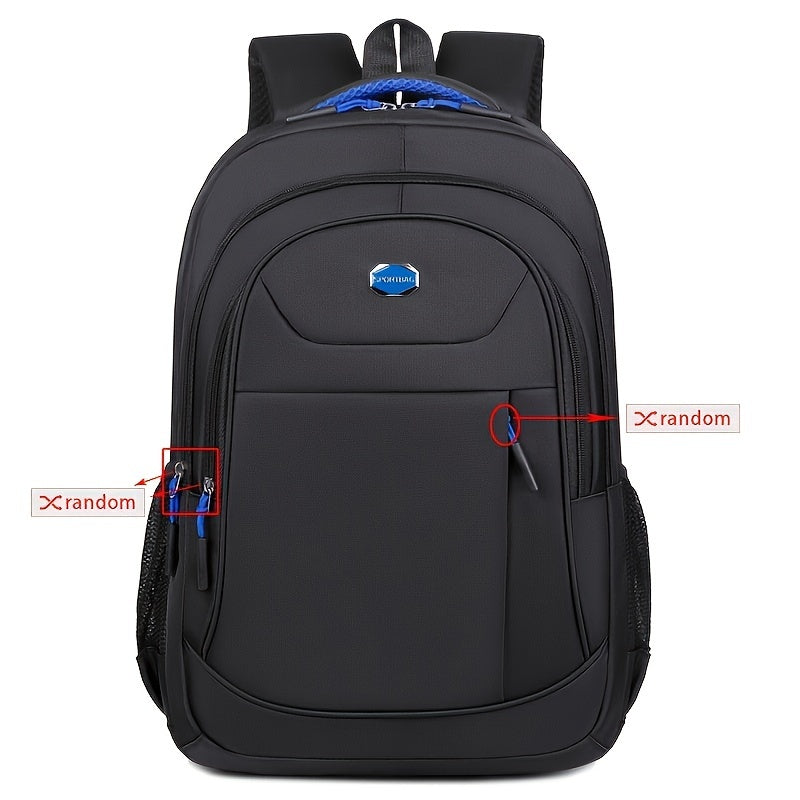 Water-Resistant Fashion Computer Backpack - Durable Oxford Material, Adjustable Straps, Zipper Closure, Wear-Resistant Commuting Bag for Men and Women, College Students, Business Professionals, and Travelers - Perfect Gift Idea for School or Work