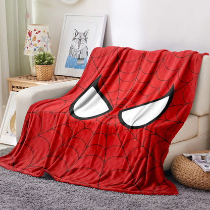 Ultra-Soft Spider-Man Flannel Throw Blanket - Cozy & Warm for Couch, Bed, Camping | All-Season Comfort