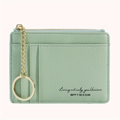 Mini Fashion Credit Card Holder, Ultra Thin Coin Purse, Women's Casual Clutch Wallet & Case