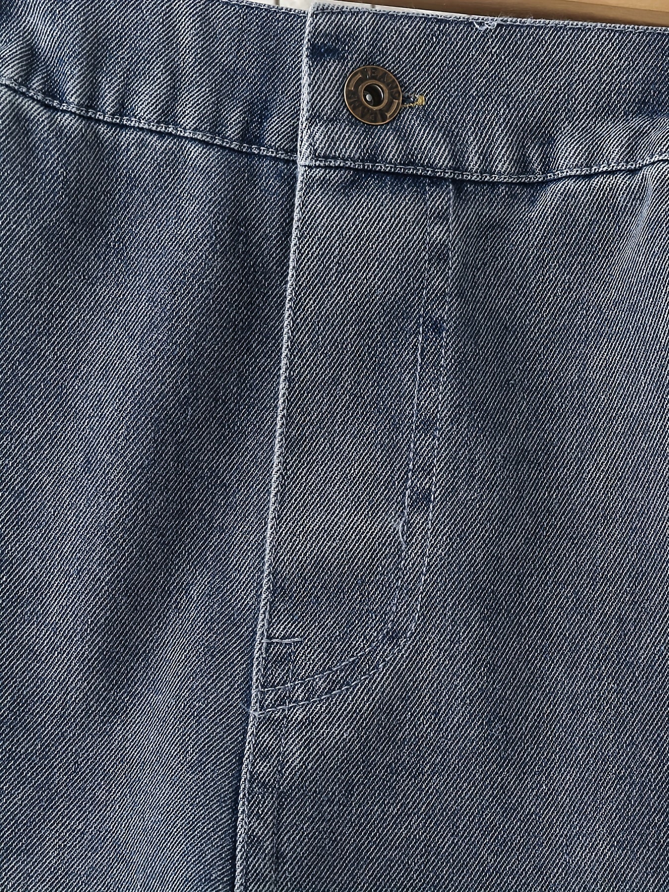 Antmvs Girls' Casual Baggy Fit Cargo Jeans Multi-pocket Versatile Wide Leg Denim Pants
