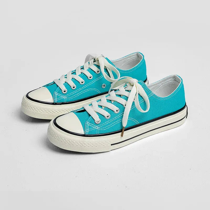 Casual Shoes Classic Low Top Women Canvas Spring Lace Up Woman Vulcanized Flats Student Sneakers Girls Skateboard