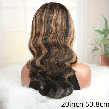 Ombre Lace Front Wig Human Hair Pre Plucked With Baby Hair FB/30 13x6 Body Wave lace front wigs 180% Density Highlight Lace Frontal Wigs Human Hair Colored Glueless wigs 26INCH