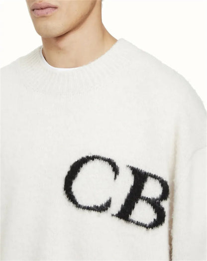 cole buxton Men's Sweaters  CB Latter Knit Jacquard Cole Buxton Sweater Men Women Quality Loose Sweatshirts Clothing 230823