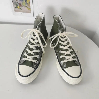 Casual Shoes Women Canvas Fashion Summer Sneakers Student High Top Woman Vulcanize  Spring Autumn