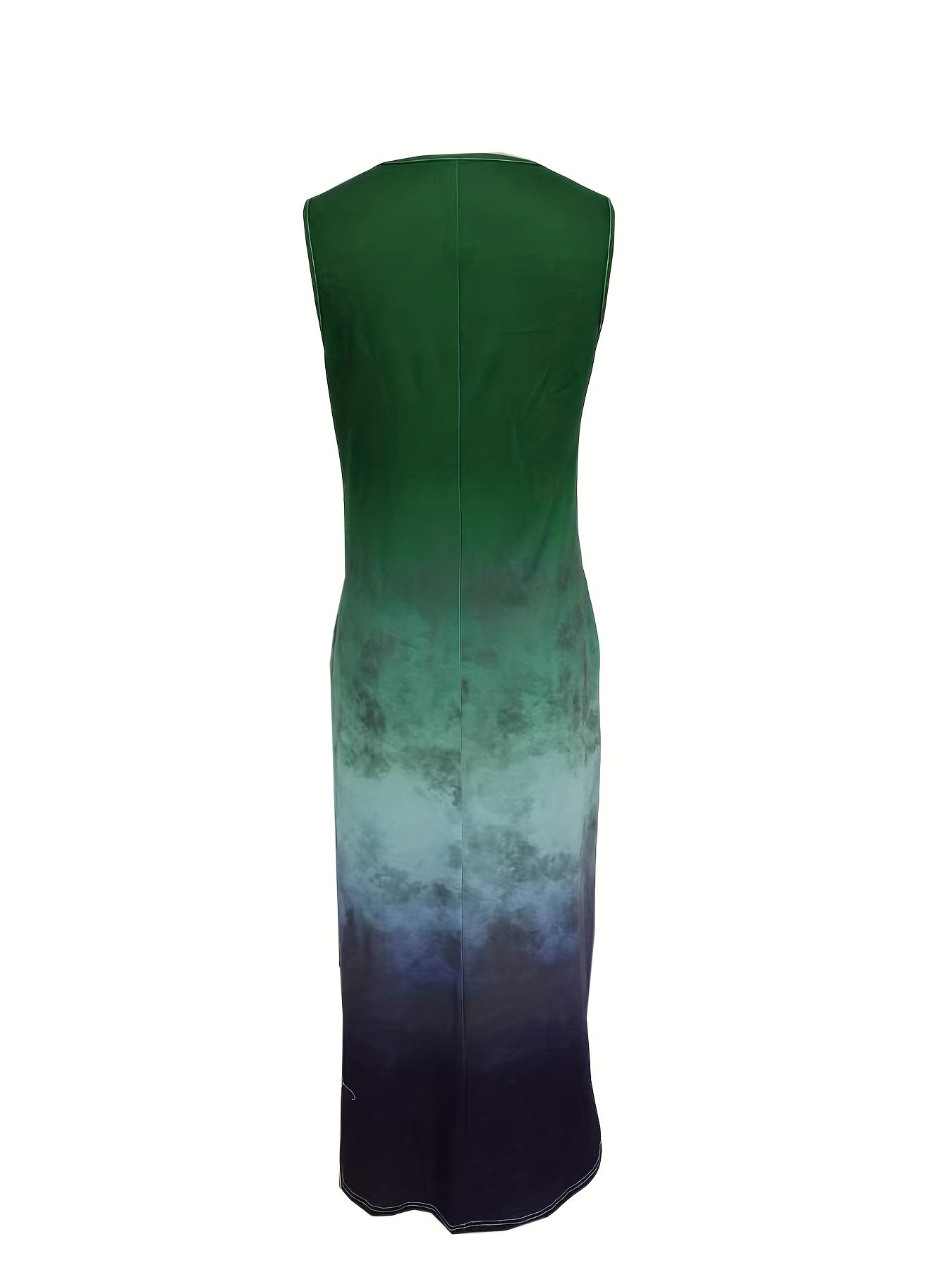 Antmvs Color Block Split Sleeveless Dress, Casual Tank Dress For Spring & Summer, Women's Clothing