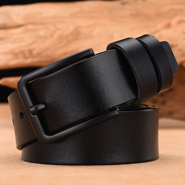 Antmvs cow genuine leather luxury strap male belts for men new fashion classice vintage pin buckle leather belt male belt men