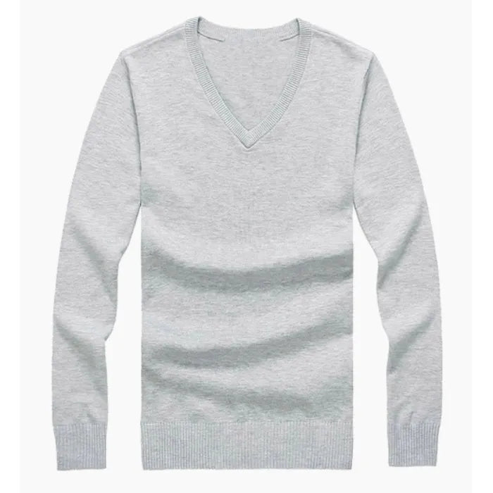 2017 Fall Winter New Casual V-Neck Men's Polo Sweater Brand Sweater 100% Cotton Pullover Men's Sweaters Free Shipping