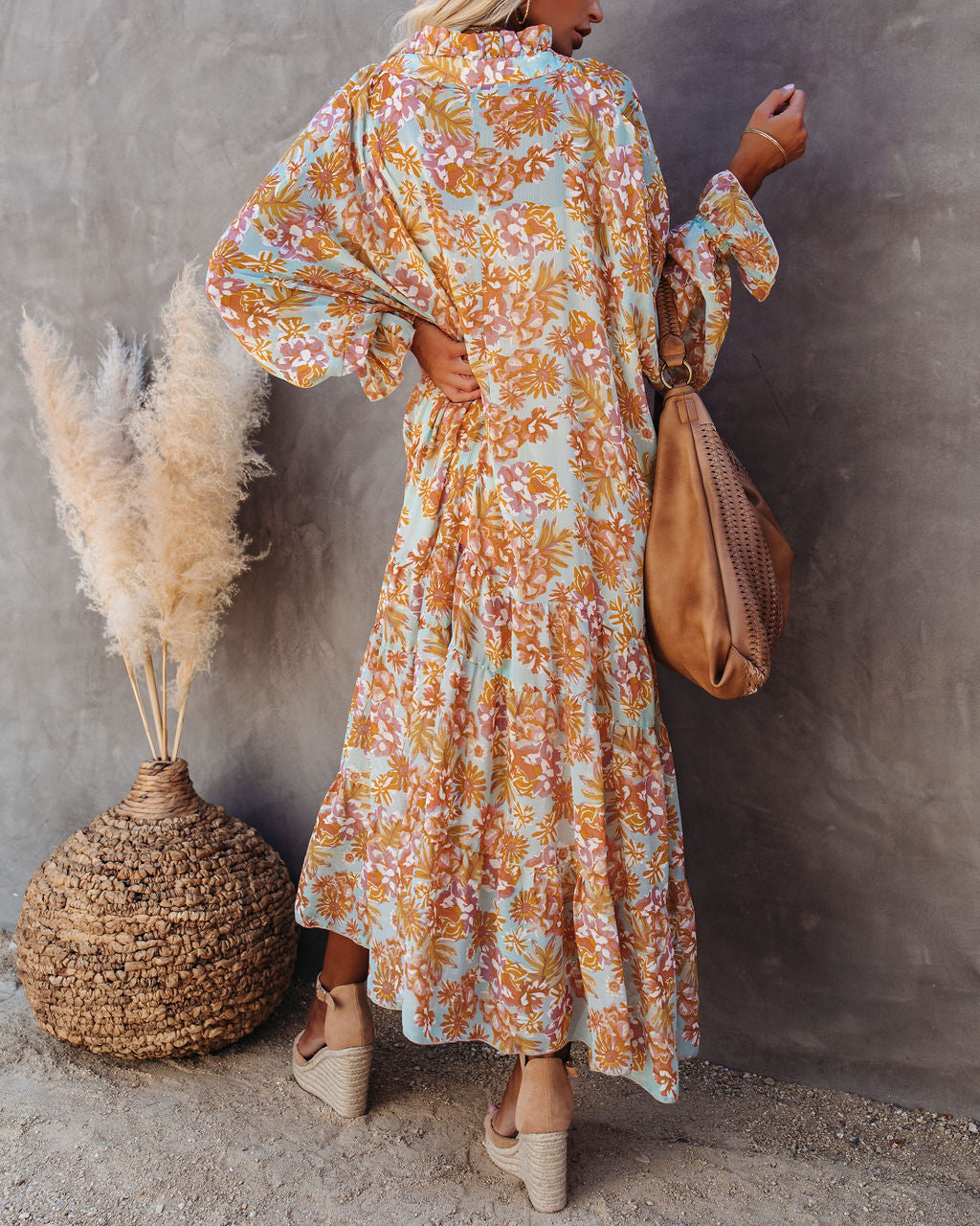 Antmvs Sutherland Floral Boho Maxi Dress