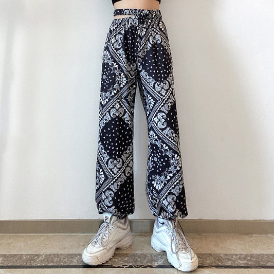 Antmvs Boho Vibes Print Pants