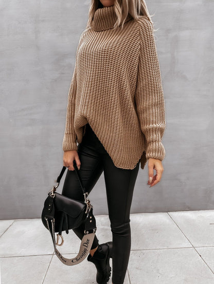 Turtle Neck Knit Sweater