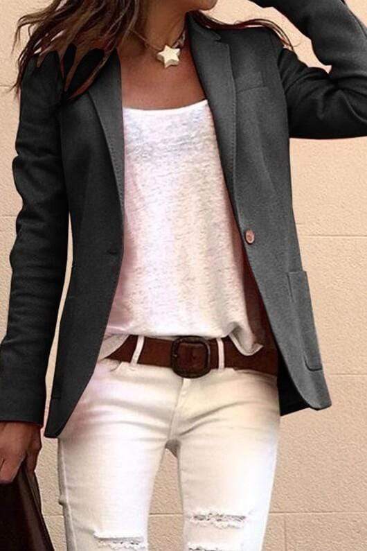 Sale Candy Color Suit Commuter Slim Jacket