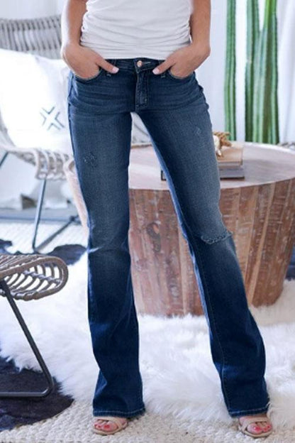 Antmvs 70s Stretch Hip Hugger Jeans(S-4XL)