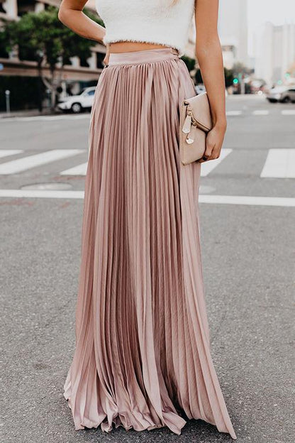 Antmvs Love Poem Pleated Maxi Skirt