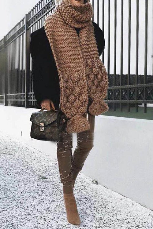 Knit Weather Cozy Scarf