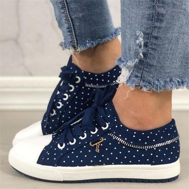 antmvs  Summer autumn New Women's Hollow Denim Sneakers Flat Casual Sports Female Shoes Breathable Cloth Shoes Student Mesh Shoes