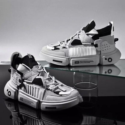 antmvs Men Sport Shoes Thick Bottom Sneakers Men Casual Shoes Lightweight Platform Shoes Soft Breathable Brand Running Shoes
