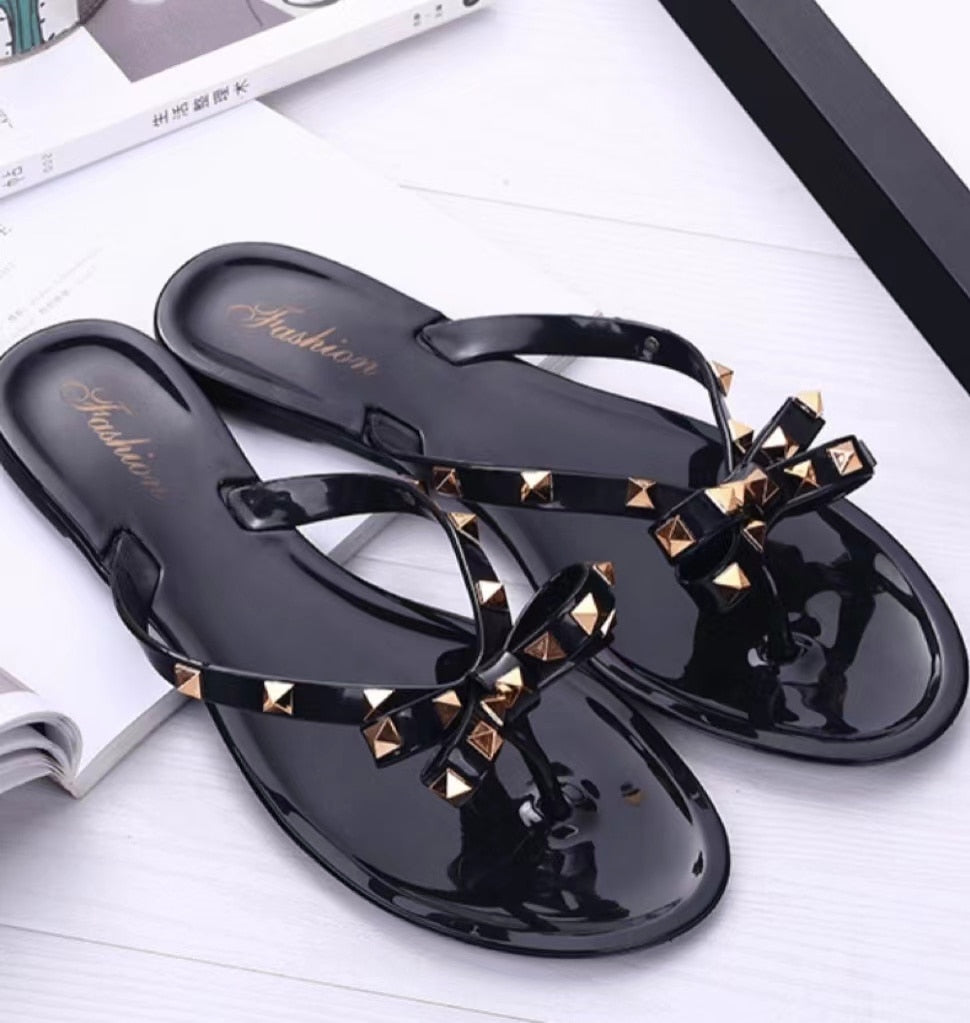 antmvs  Summer Flip Flops Women Slide Sandals Crystal Bling Beach Slippers Casual Shoes For Women Light Wedges Platform Slippers