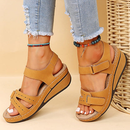 antmvs Summer Wedge Sandals for Women  New Fashion Non Slip Beach Shoes Woman Lightweight Casual Platform Sandalias Mujer Plus Size